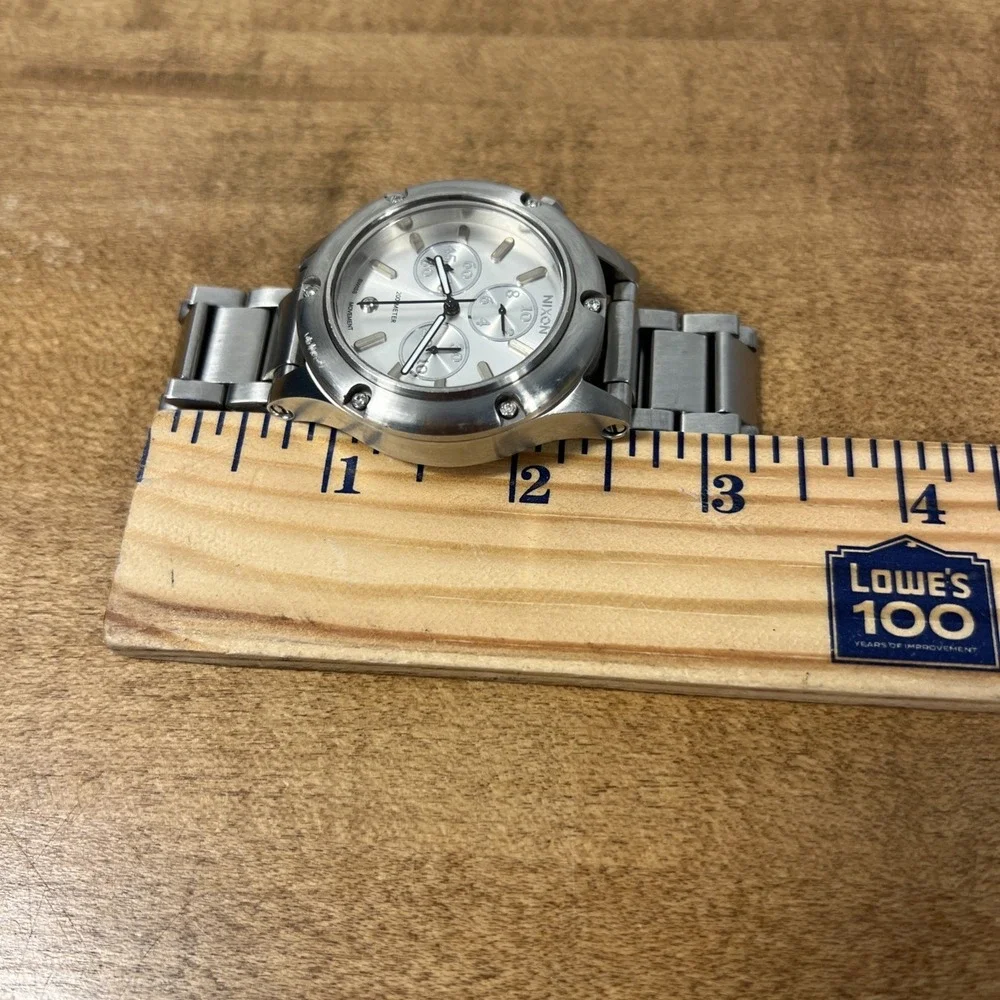 NIXON Bling The Camden Chrono 12A-S Swiss‎ Movement Watch - Needs Battery